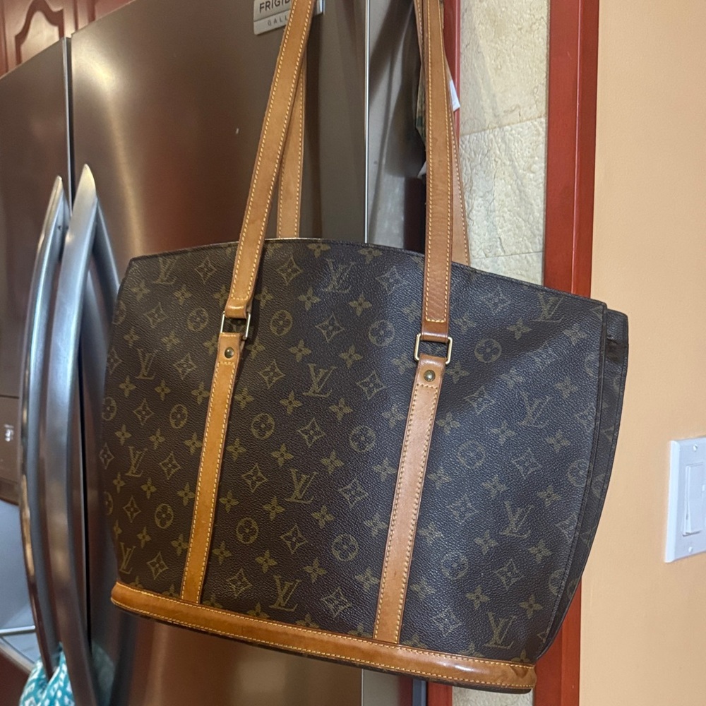 Authentic Vintage Louis Vuitton Brown Monogram Deauville Shoulder Bag - Picture 10 of 13
